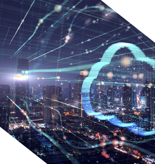 Cloud Network over City